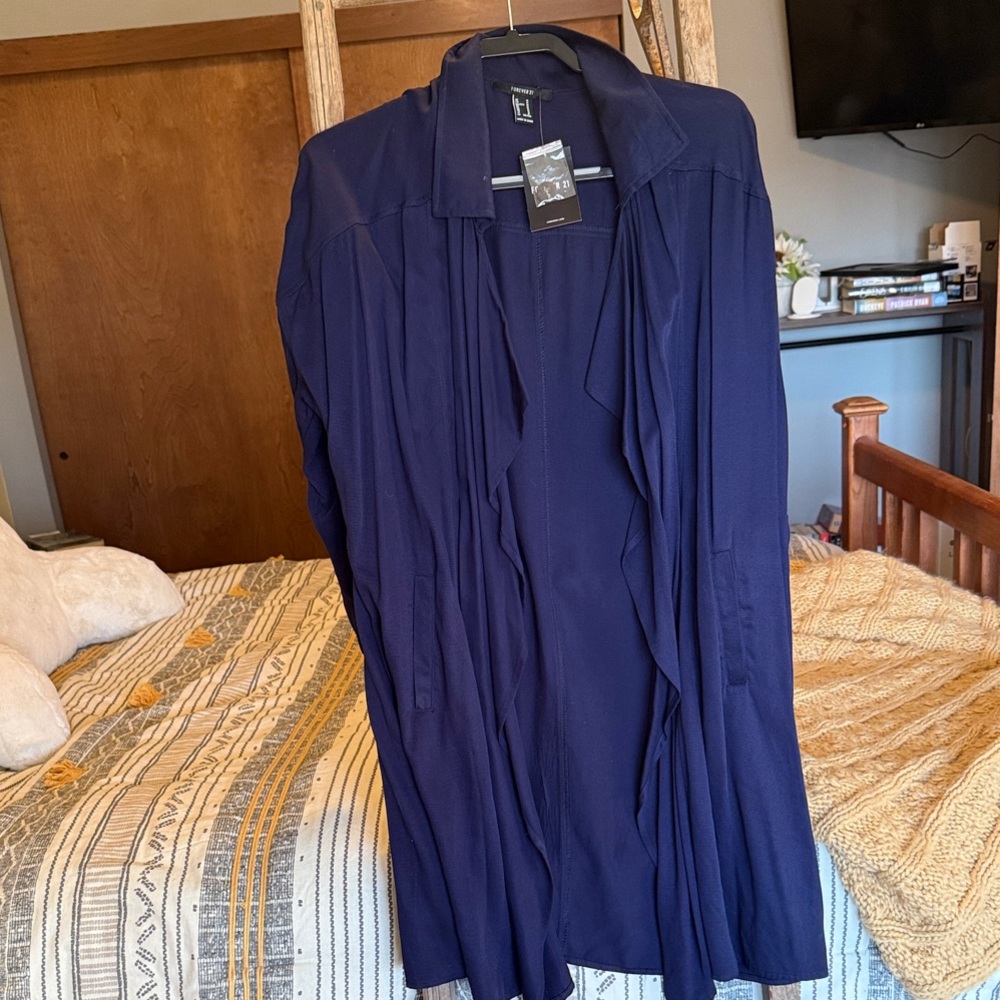Navy Blue Cardigan